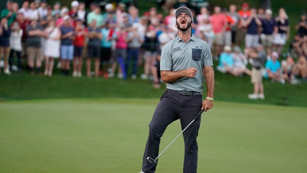 Max Homa wins the 2019 Wells Fargo Championship.